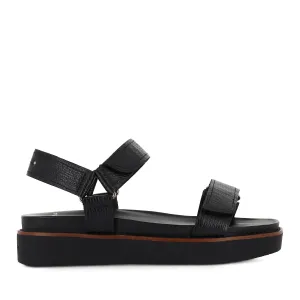ZANE - BLACK GRAIN LEATHER long - lasting