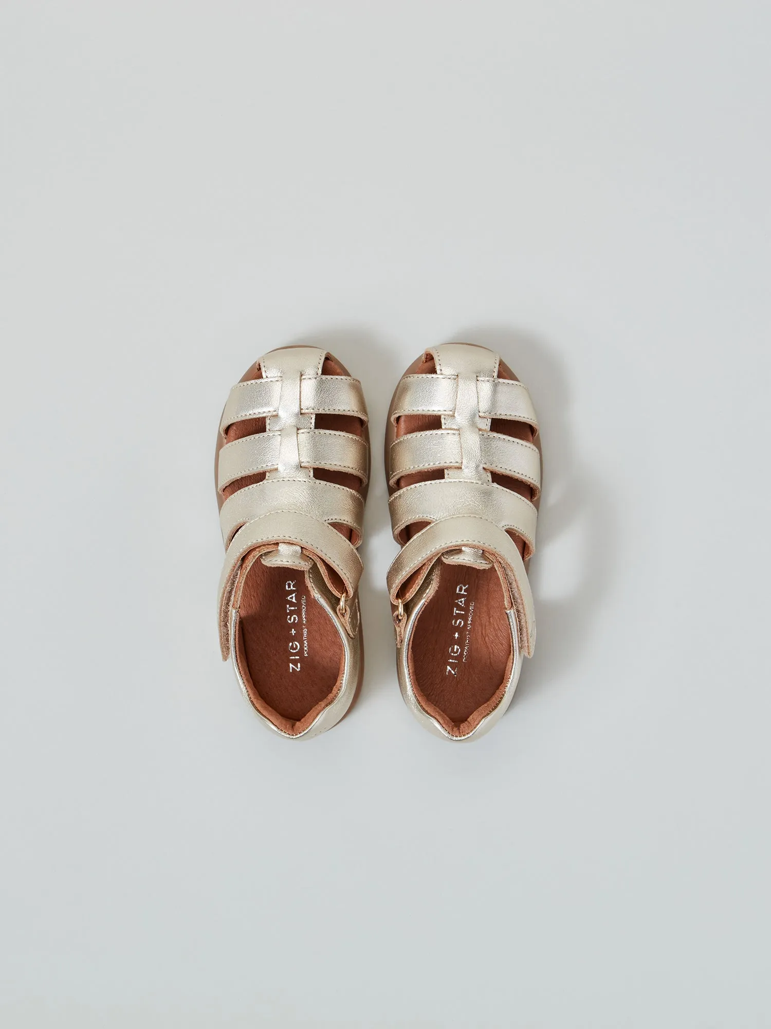 Cosmic Infant Closed-Toe Kids' Sandal Gold Dust Soft Finish All-Around Use