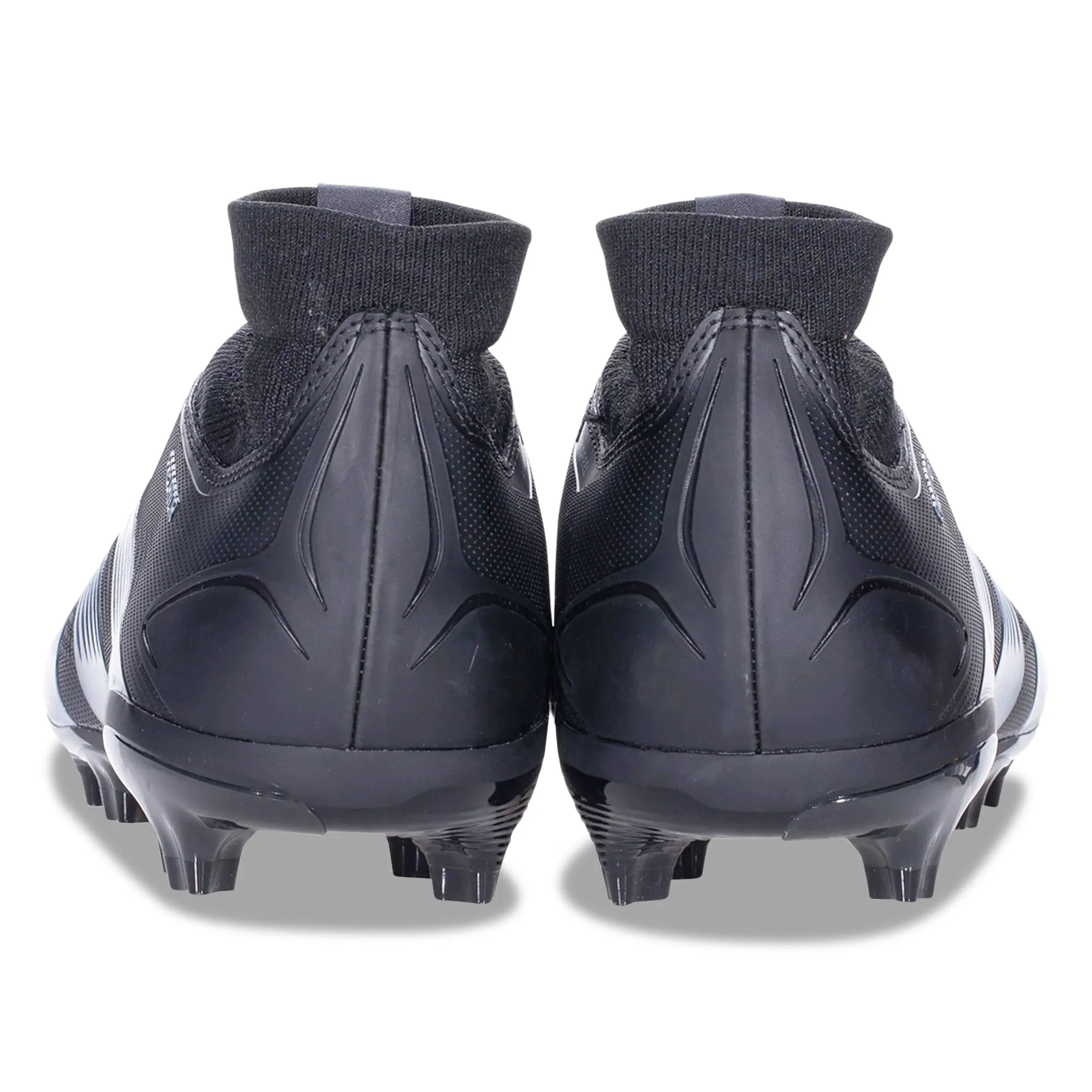 adidas Predator League Laceless Firm Ground Soccer Cleats (Core Black/Core Black) Flexible Upper wet conditions