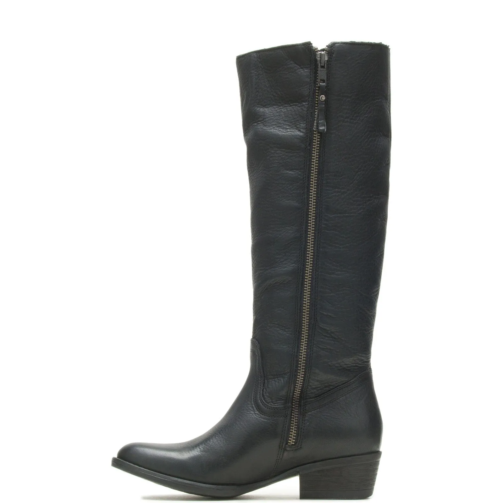 Harley-Davidson Lorene 14" D84740 Womens Black Leather Motorcycle Boots Daily Wear Long Wear Comfort
