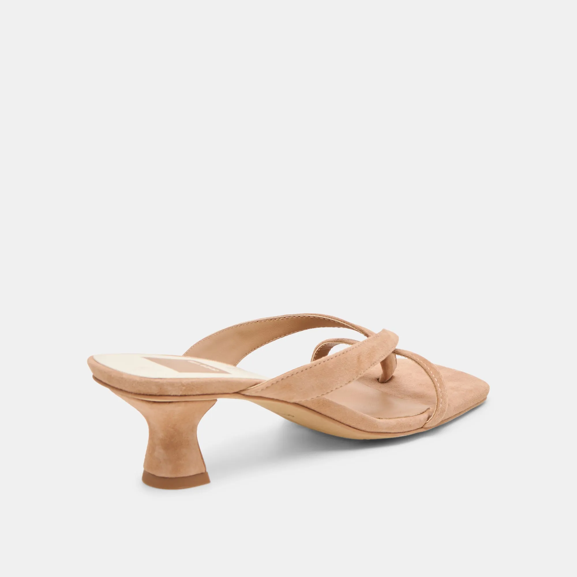 BREVEL HEELS TOFFEE SUEDE Active Motion Everyday Versatile Footwear
