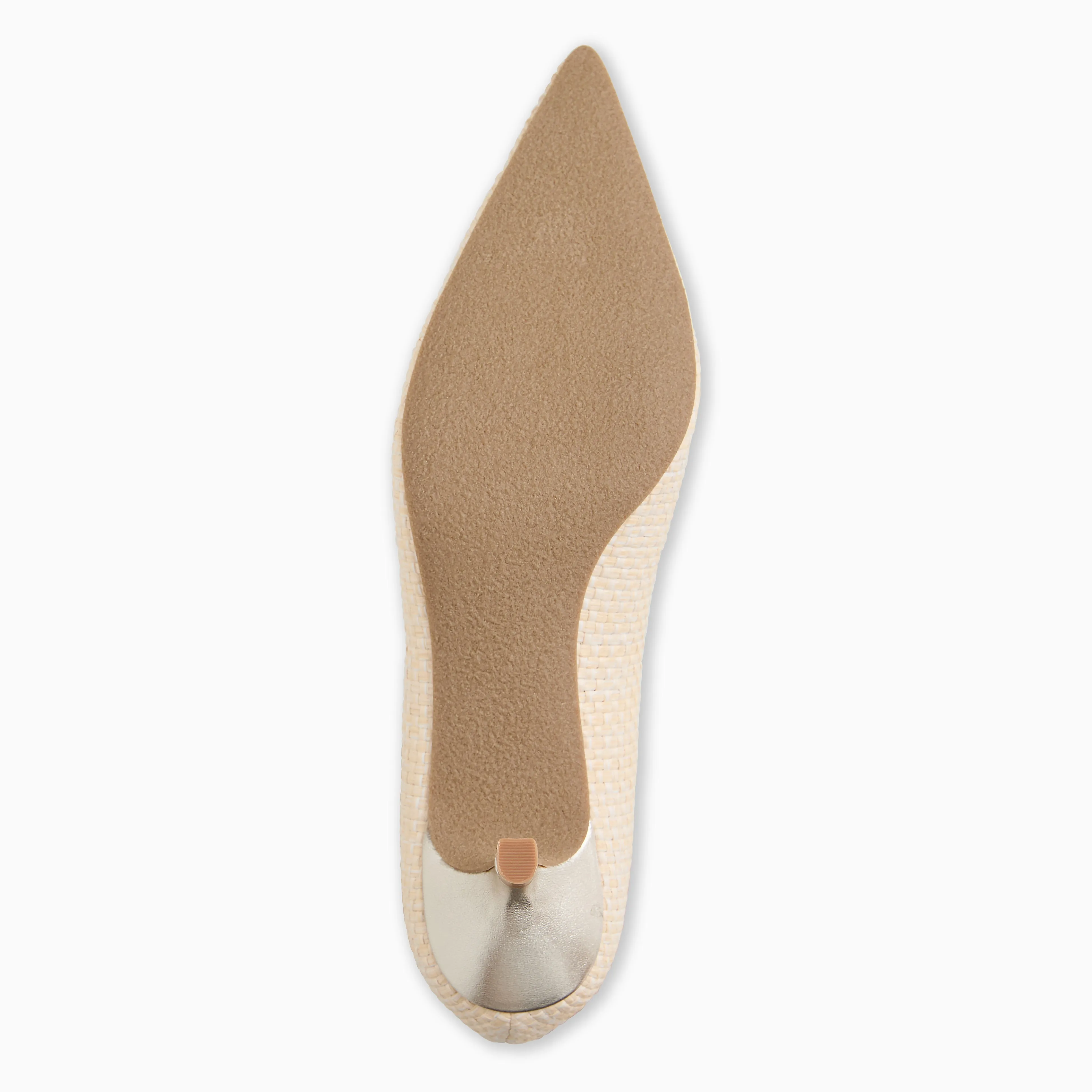Rubber Outsole Pammi Kitten Heel Pump