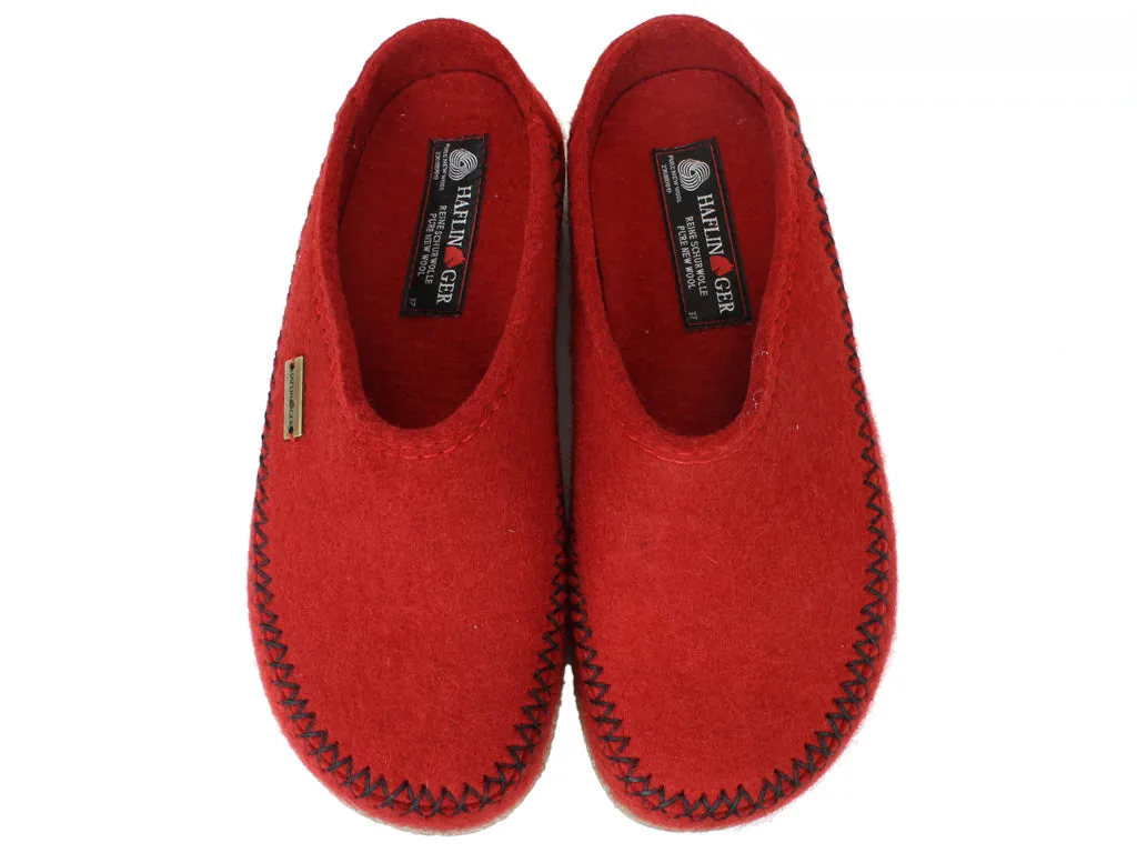 Velvet Soft Haflinger Clogs Blizzard Credo Rubin