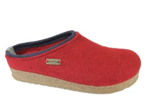 Haflinger Clogs Grizzly Kris Paprika Firm Ground Linen Air
