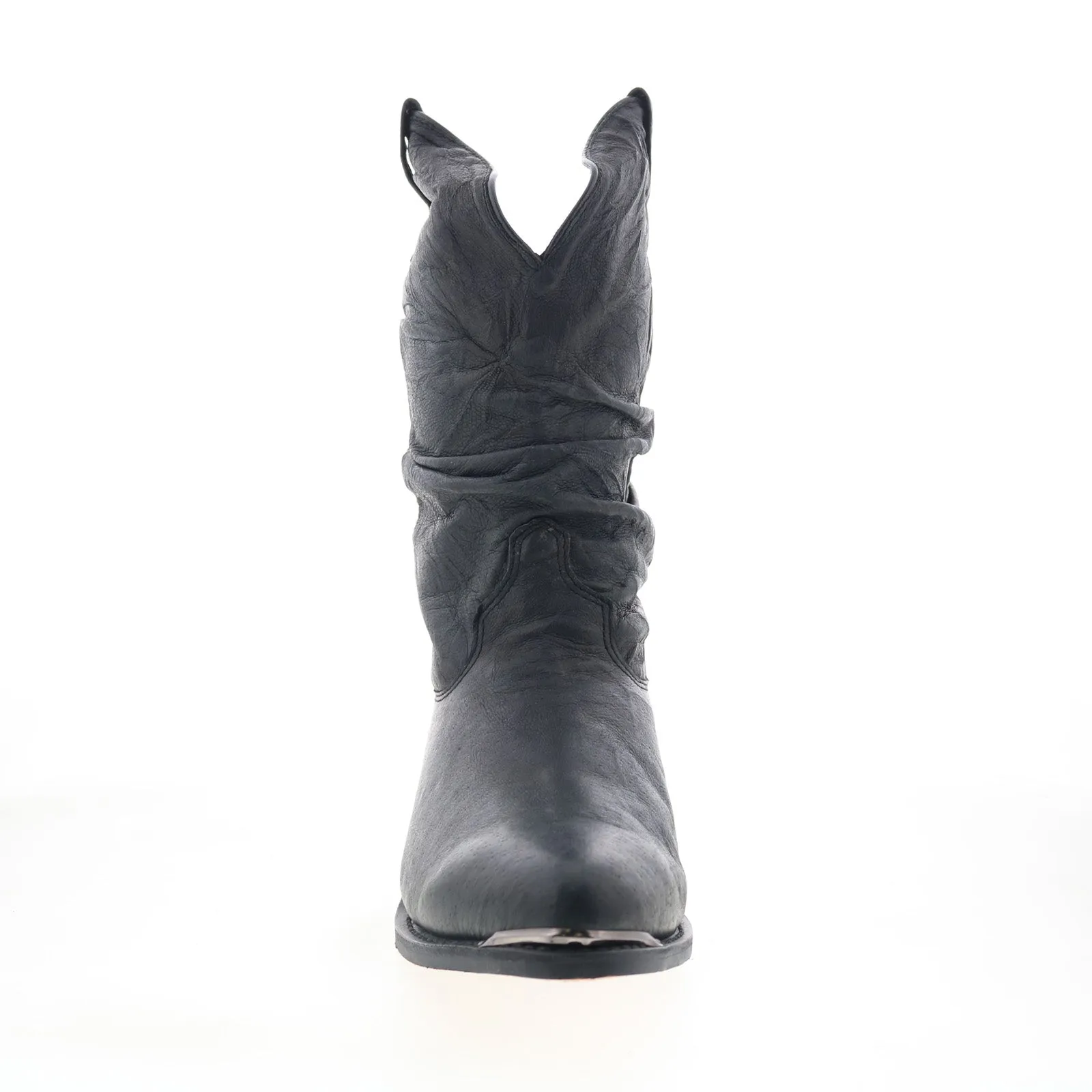 Dingo Slouch Boots DI-15240 Mens Black Extra Wide Leather Western Boots Rough Walk
