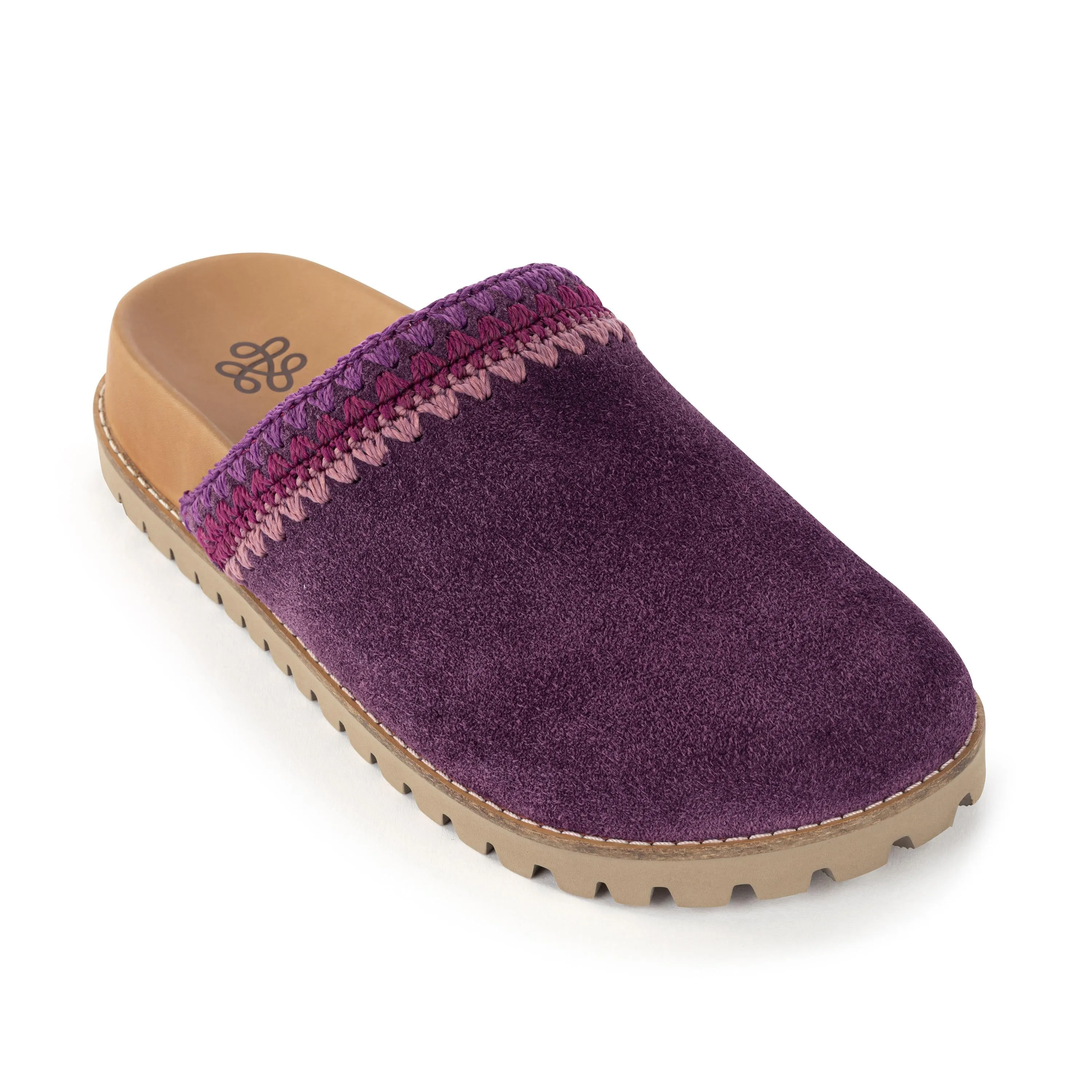 Bolinas Lug Sole Clog - Leather - Aubergine Seminyak Date night Young Mood