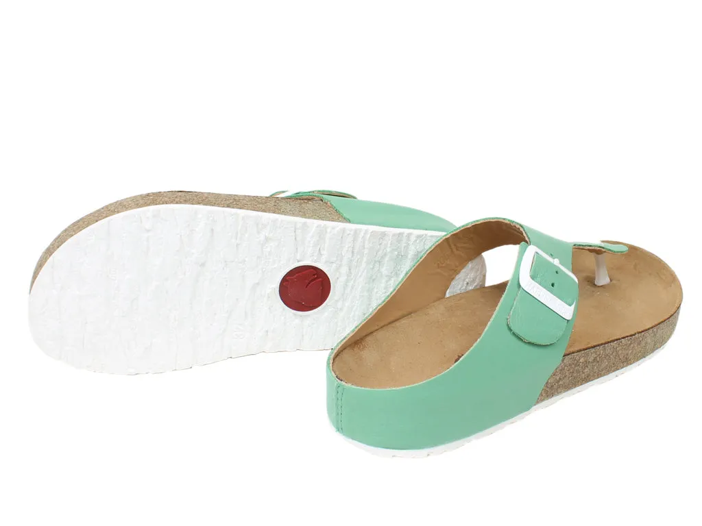 Haflinger Sandals Memphis Green Sand Move Bright Neon