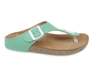 Toe Guard Gym Haflinger Sandals Memphis Green