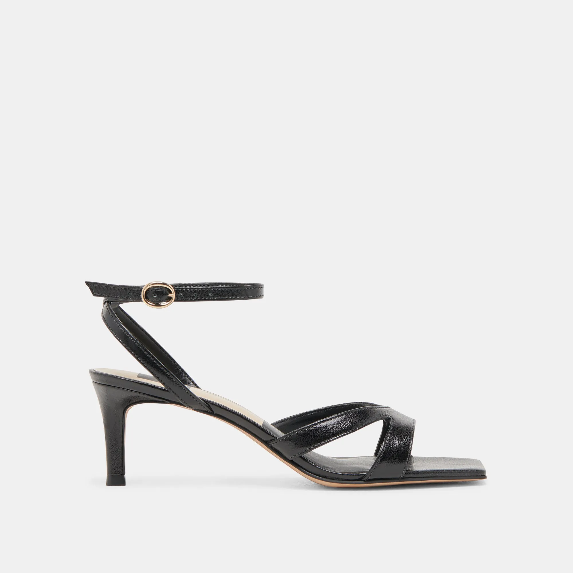 BECKI HEELS MIDNIGHT CRINKLE PATENT Holiday Sandals