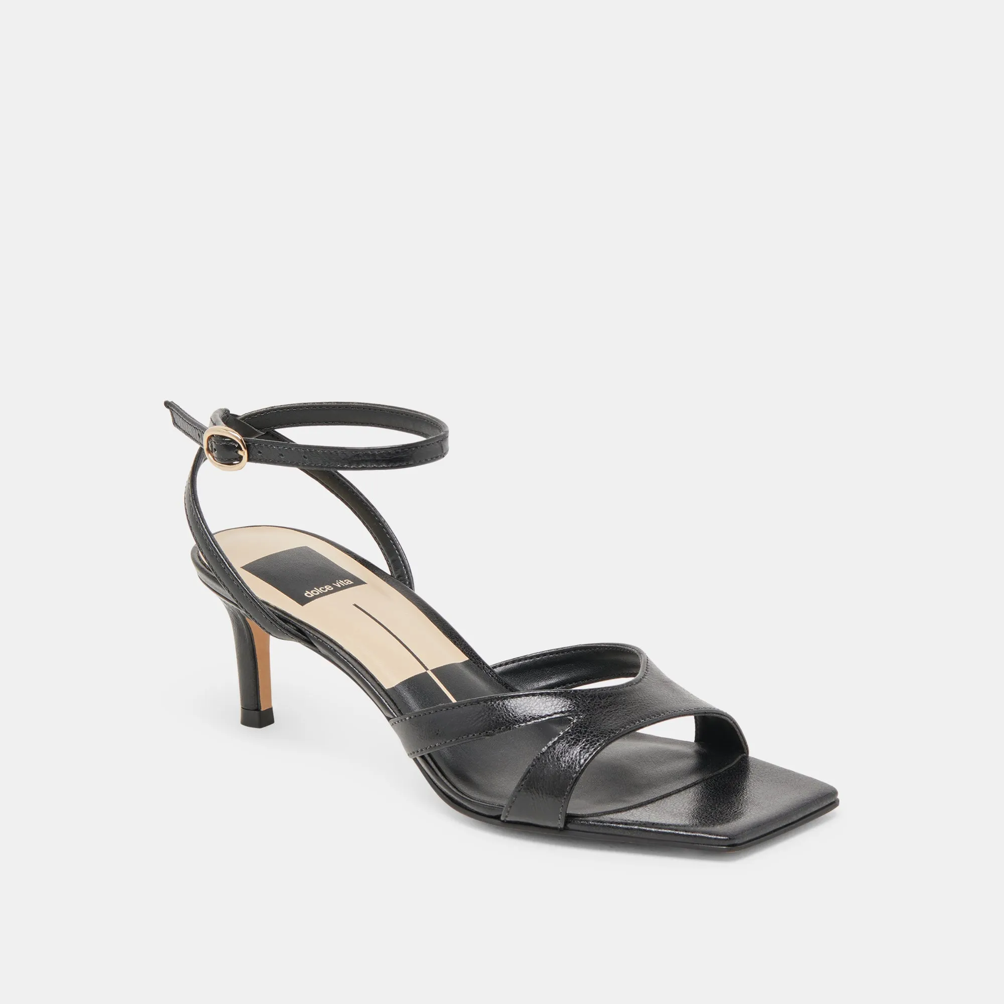 BECKI HEELS MIDNIGHT CRINKLE PATENT Seasonal High Heels Lightweight Sole