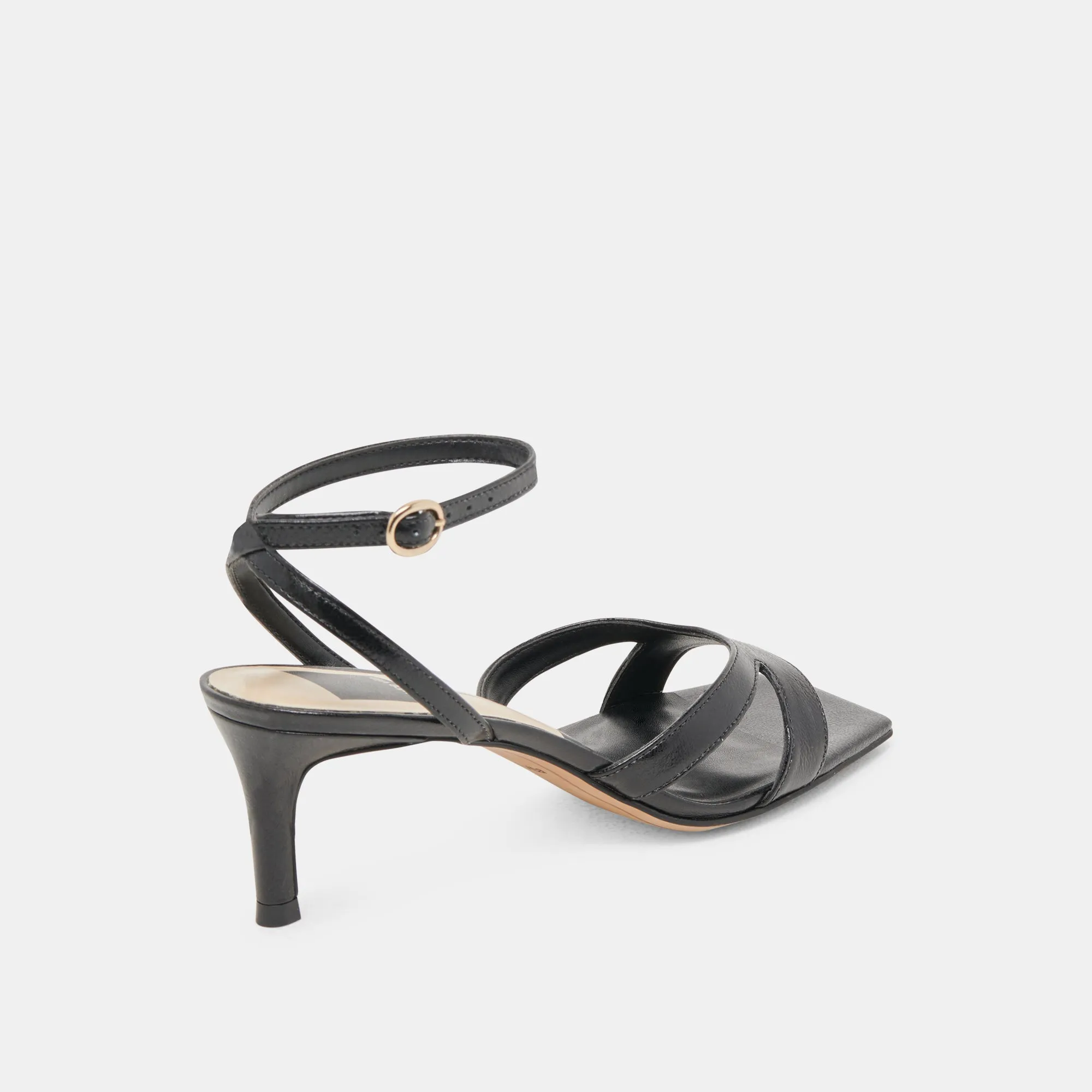 Bridal Shoes with Embellishments BECKI HEELS MIDNIGHT CRINKLE PATENT