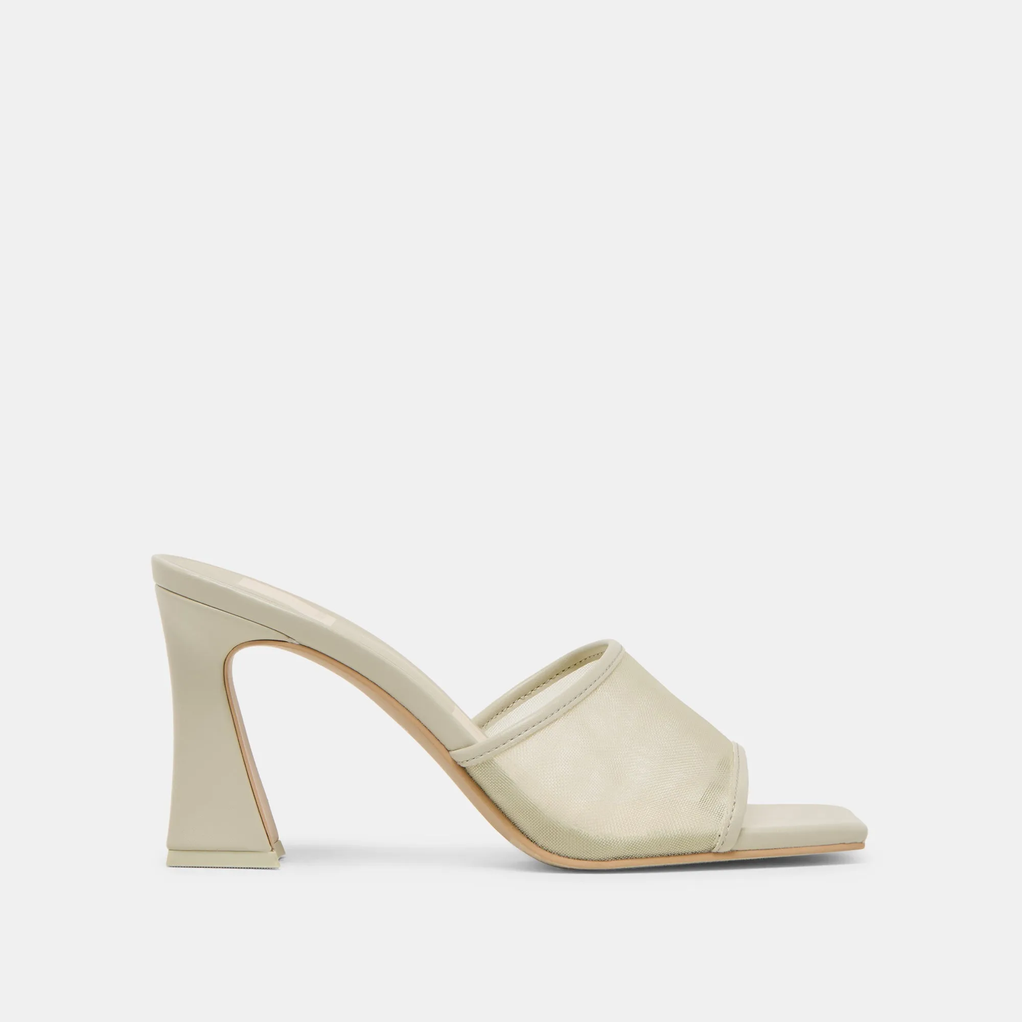 Summer Sandals NARDA HEELS LIGHT SAGE MESH