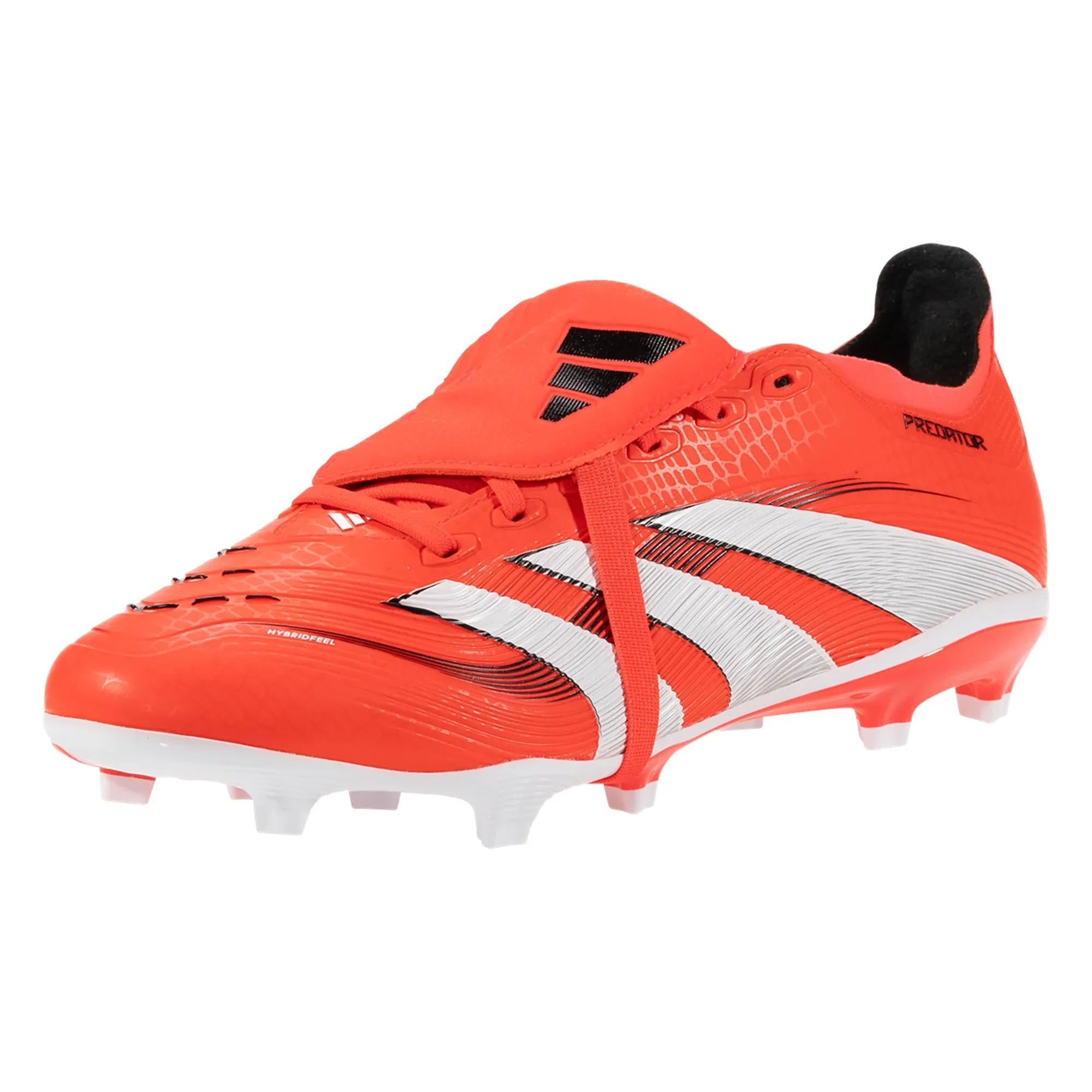 adidas Predator League FT FG Soccer Cleats (Lucid Red/White/Black) Speed Control Heel Cushion