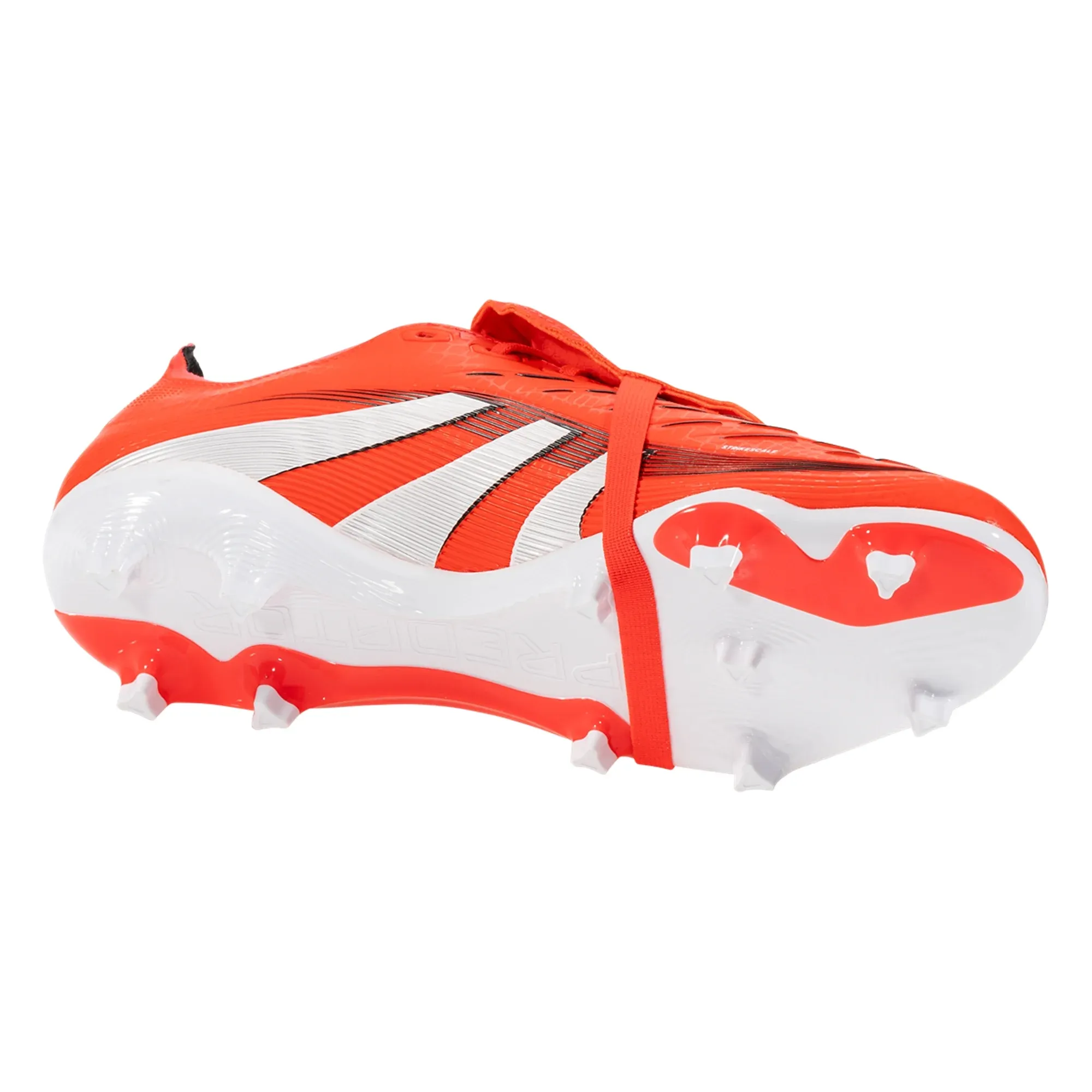 Rainy Day adidas Predator League FT FG Soccer Cleats (Lucid Red/White/Black)