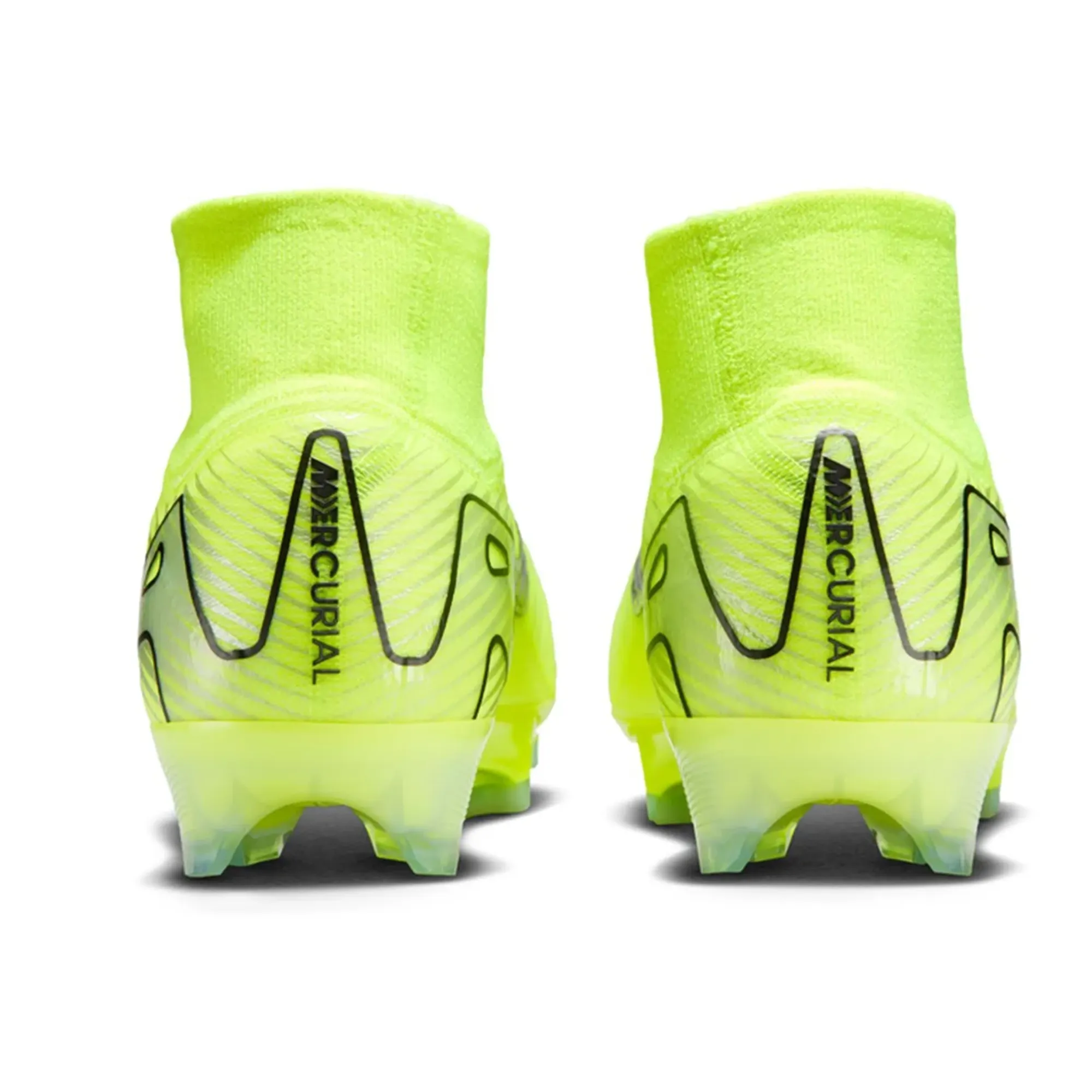 Rotational Grip Nike Zoom Superfly 10 Elite FG Soccer Cleats (Volt/Black)