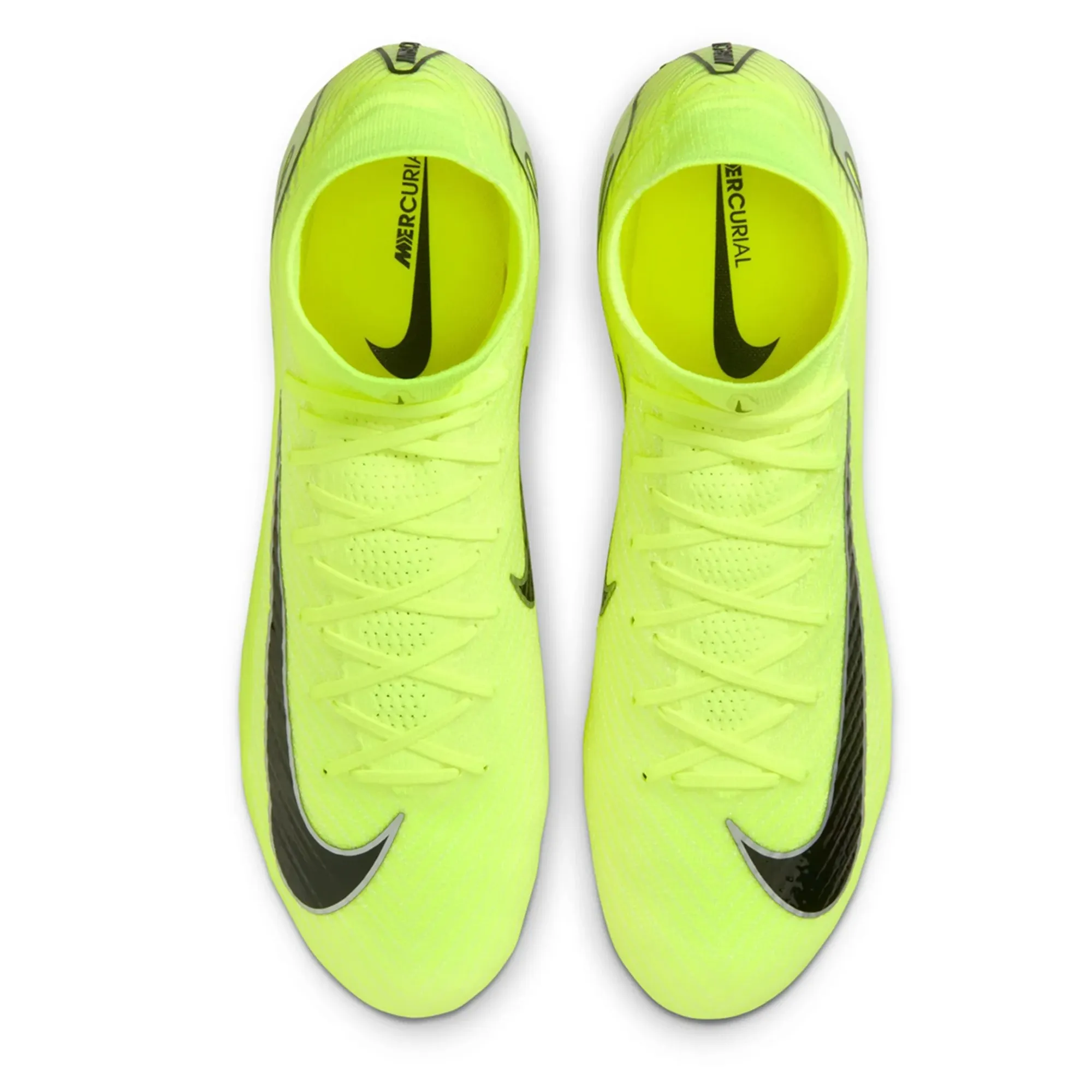 Indoor Fit Nike Zoom Superfly 10 Elite FG Soccer Cleats (Volt/Black)