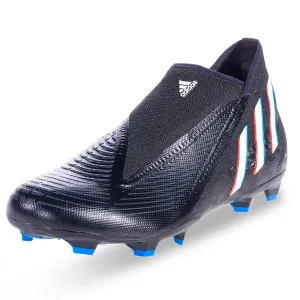 Game Pressure adidas Predator Edge.3 Laceless Firm Ground Soccer Cleats (Core Black)