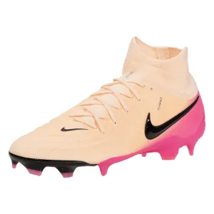 Nike Phantom Luna II Pro FG Soccer Cleats (Crimson Tint/Black-Pink Blast) Game Formation Responsive Feel