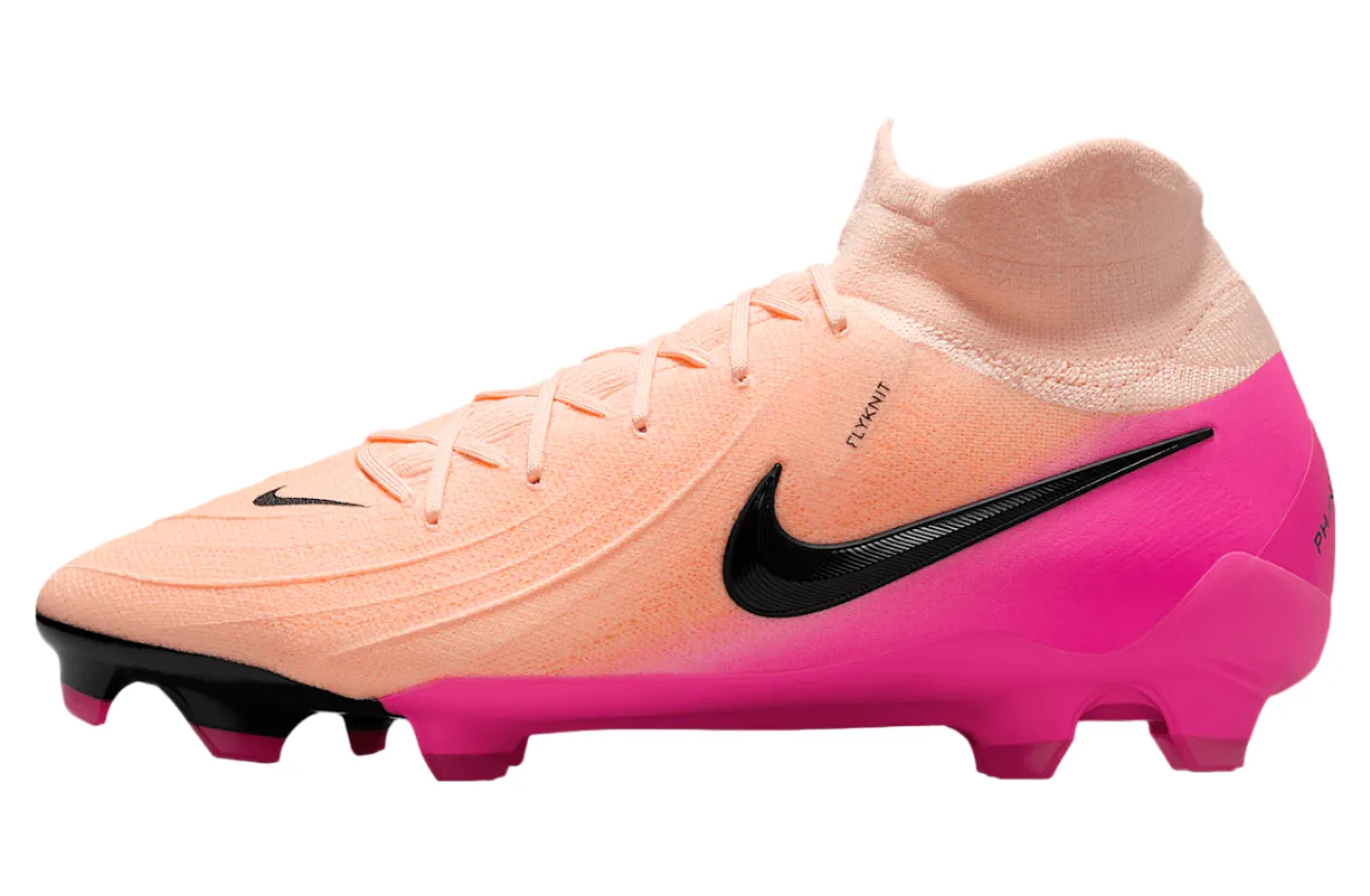 Game Formation Nike Phantom Luna II Pro FG Soccer Cleats (Crimson Tint/Black-Pink Blast)