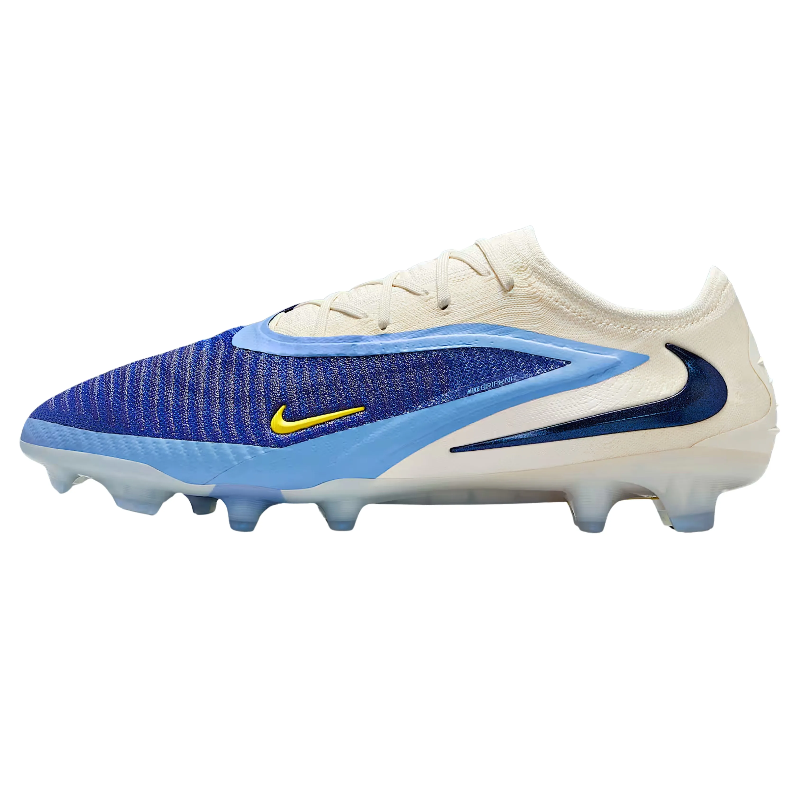 Stability Path Stability control Nike Phantom 6 Low Elite LV8 Firm Ground Soccer Cleats (Racer Blue/Dark Obsidian)