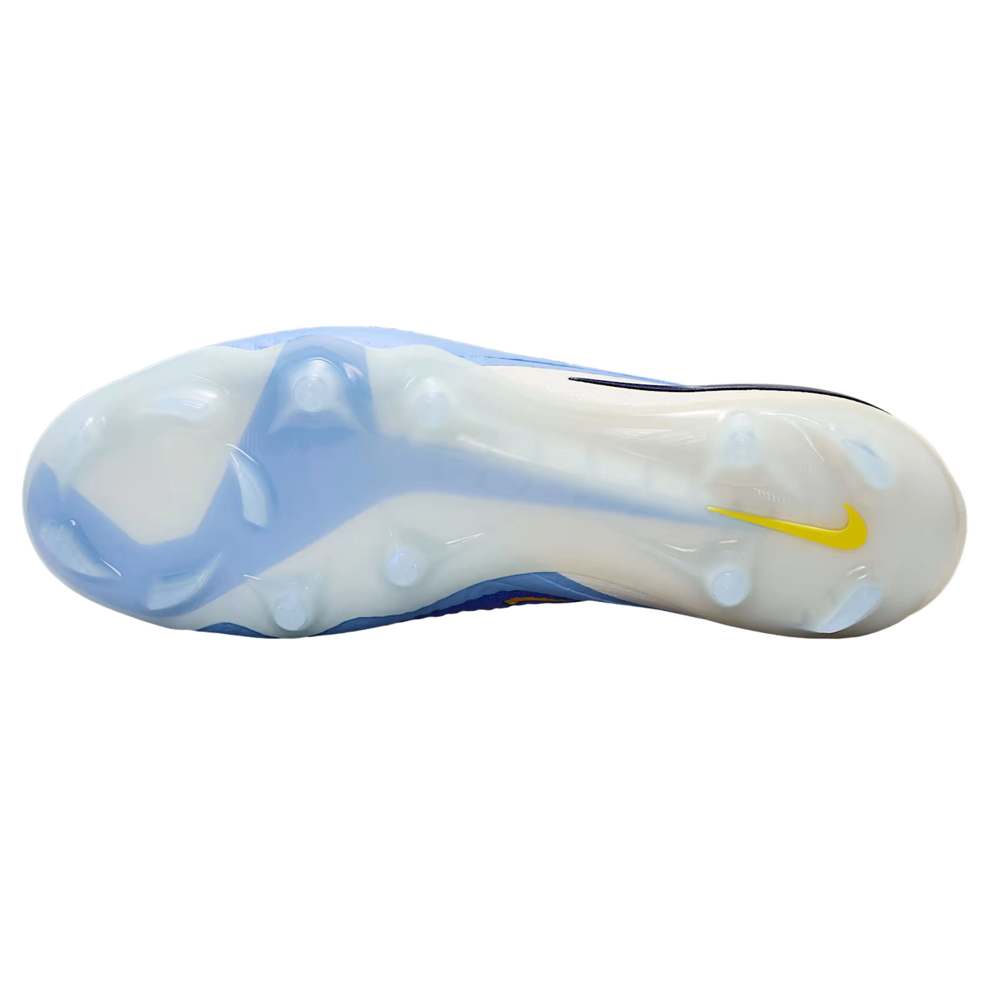 Turf Ready Low Profile Nike Phantom 6 Low Elite LV8 Firm Ground Soccer Cleats (Racer Blue/Dark Obsidian)