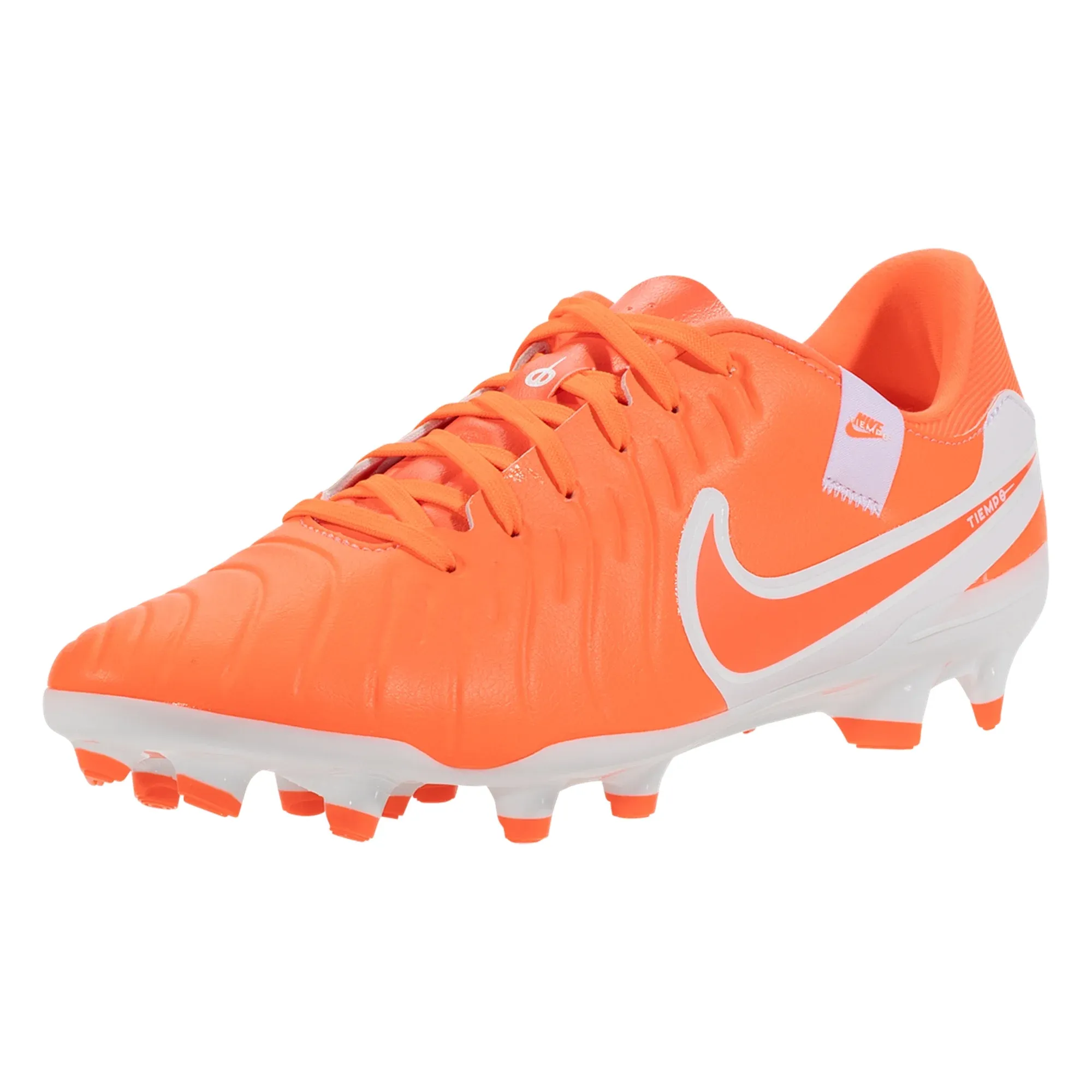 Nike Legend 10 Academy FG/MG Soccer Cleats (Hot Lava/White) High Performance
