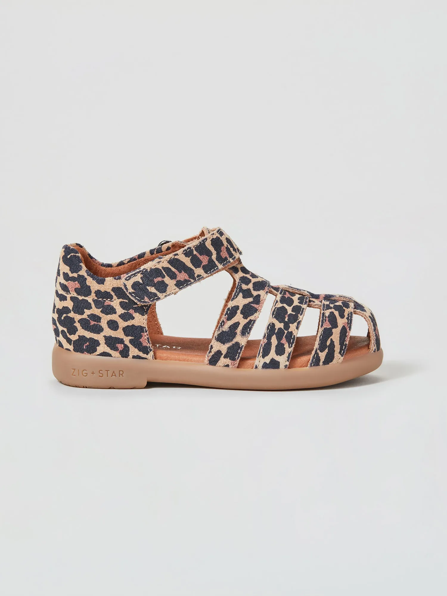 Cosmic Infant Closed-Toe Sandal Natural Animal Flex Comfort All Daywear