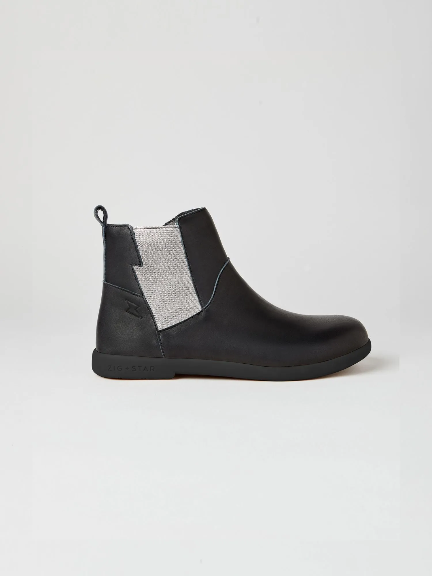 Reliable Fit Rockit Junior Kids' Boot Black/Pewter with Black Sole