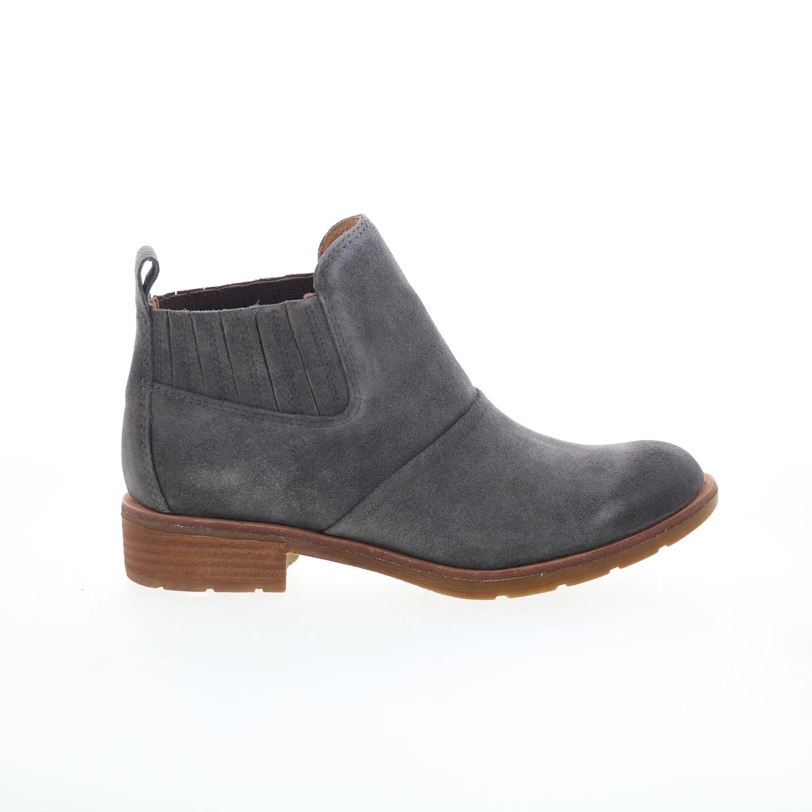 Water Wall Sofft Bellis SF0007328 Womens Gray Suede Slip On Ankle & Booties Boots