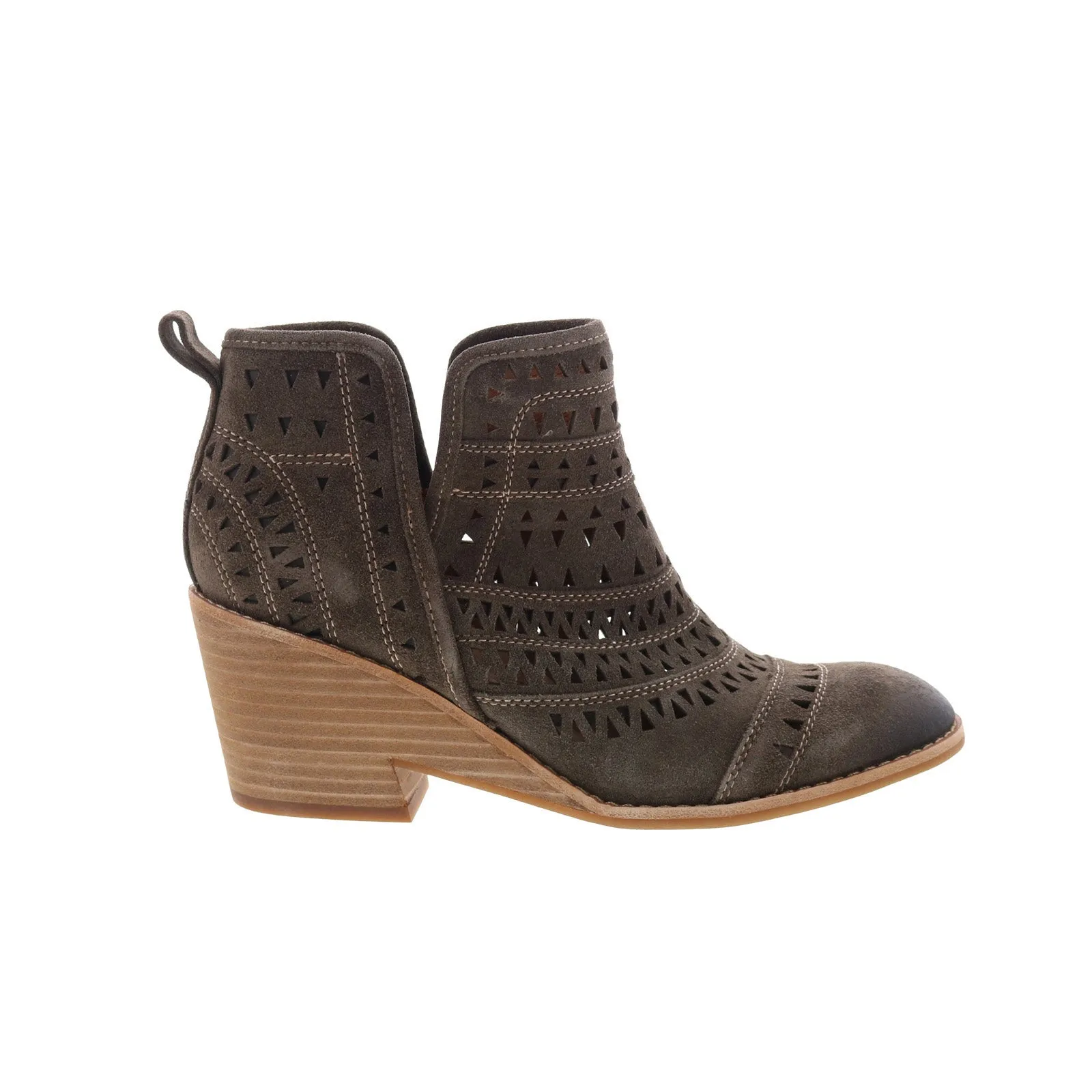 Sofft Sallie SF0051108 Womens Brown Leather Slip On Ankle & Booties Boots Utility Design