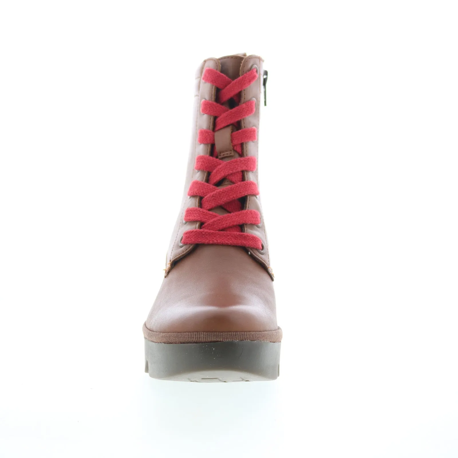 Steel Toe Warm Insulation Fly London Biaz BIAZ329FLY-009 Womens Brown Leather Casual Dress Boots