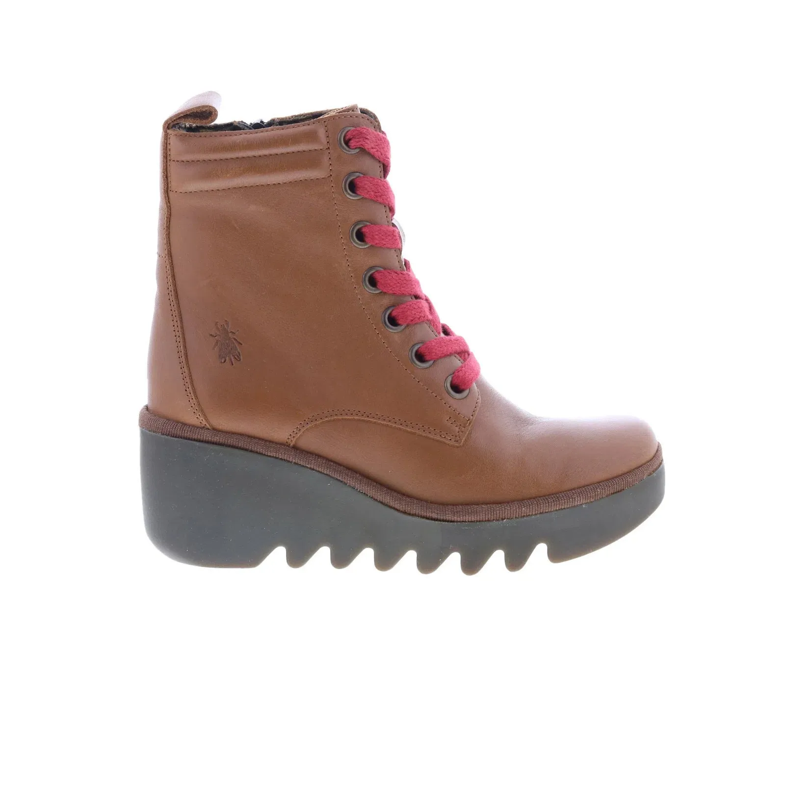 Functional Wear Fly London Biaz BIAZ329FLY-009 Womens Brown Leather Casual Dress Boots