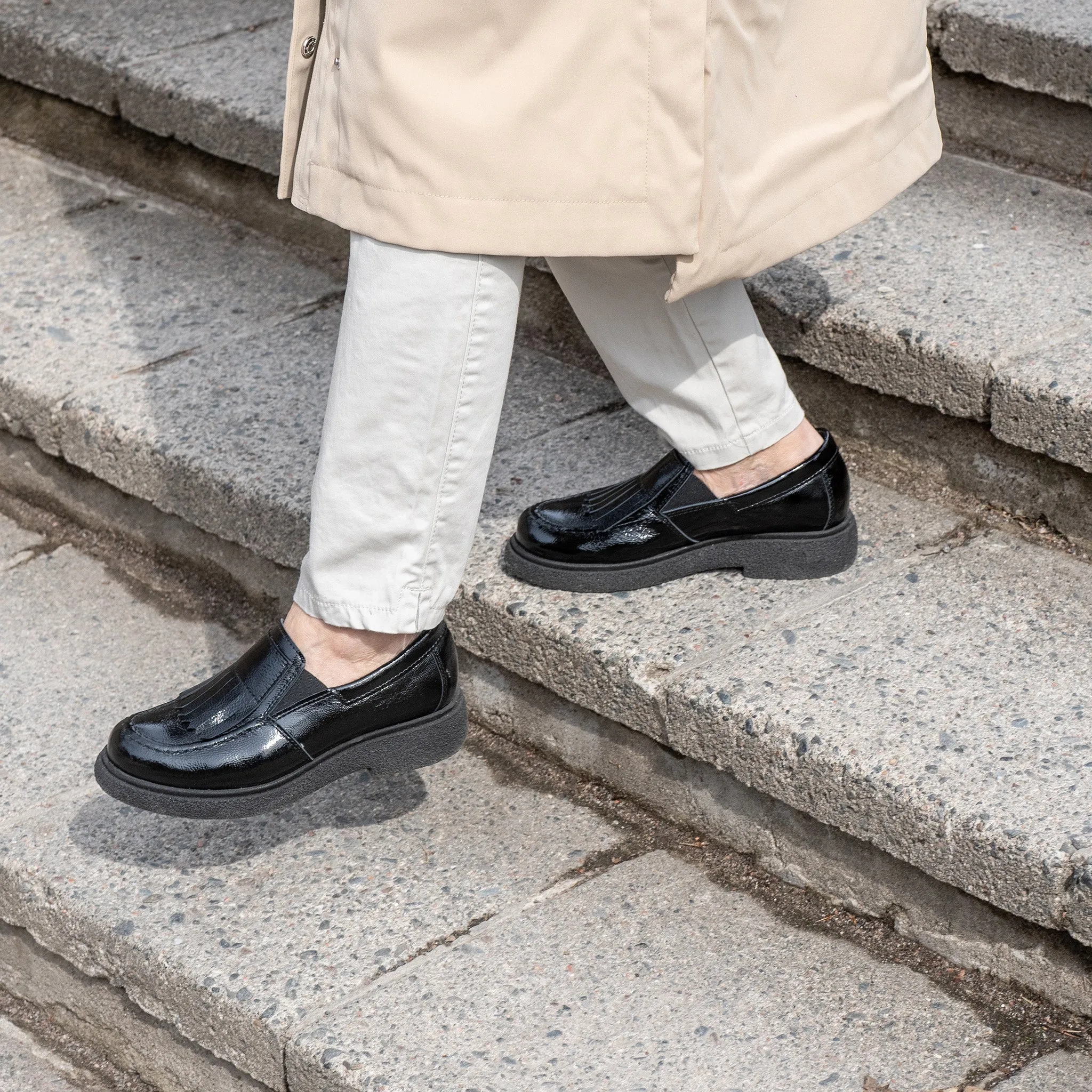 Anti-Fatigue Footwear MATARA Women??s tassel loafers
