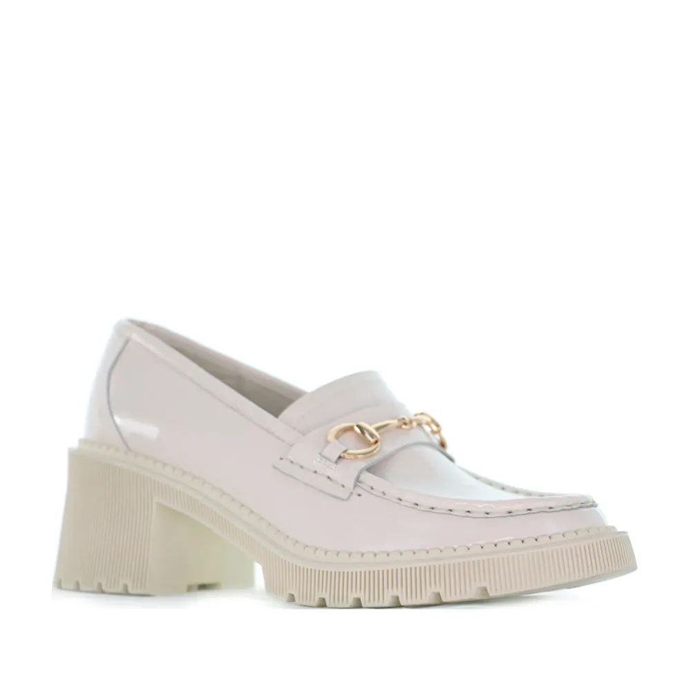 DJANGO & JULIETTE ZOEY IVORY PATENT Flexible Support