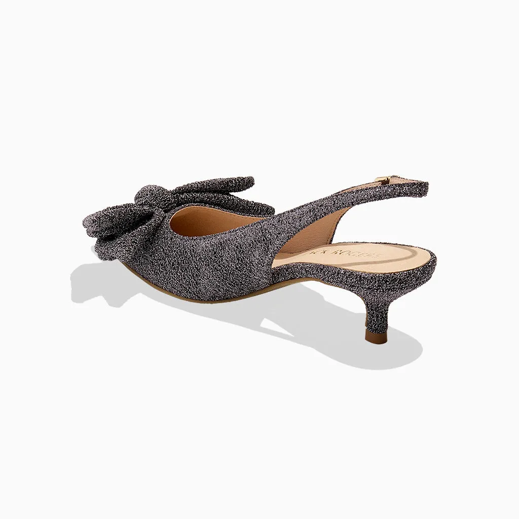 Debra Sling Back Kitten Heel Sea Breeze