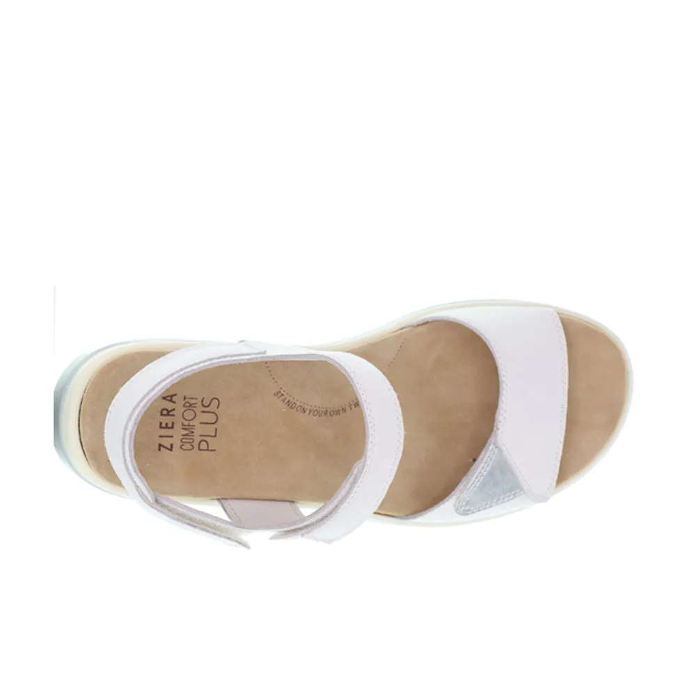 ZIERA GEELEY WHITE SILVER zipper