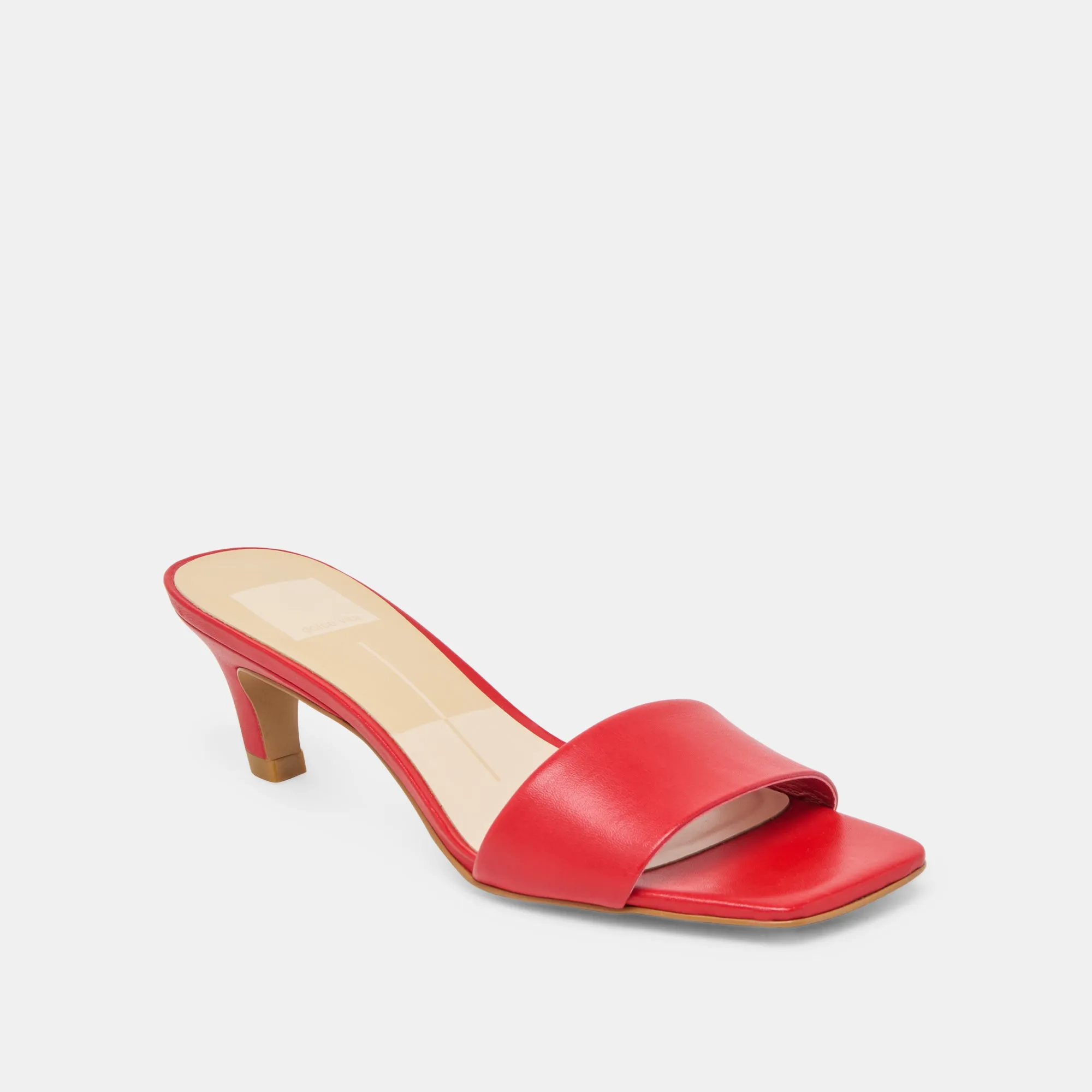 Supportive Footbed REXA HEELS CHILI LEATHER
