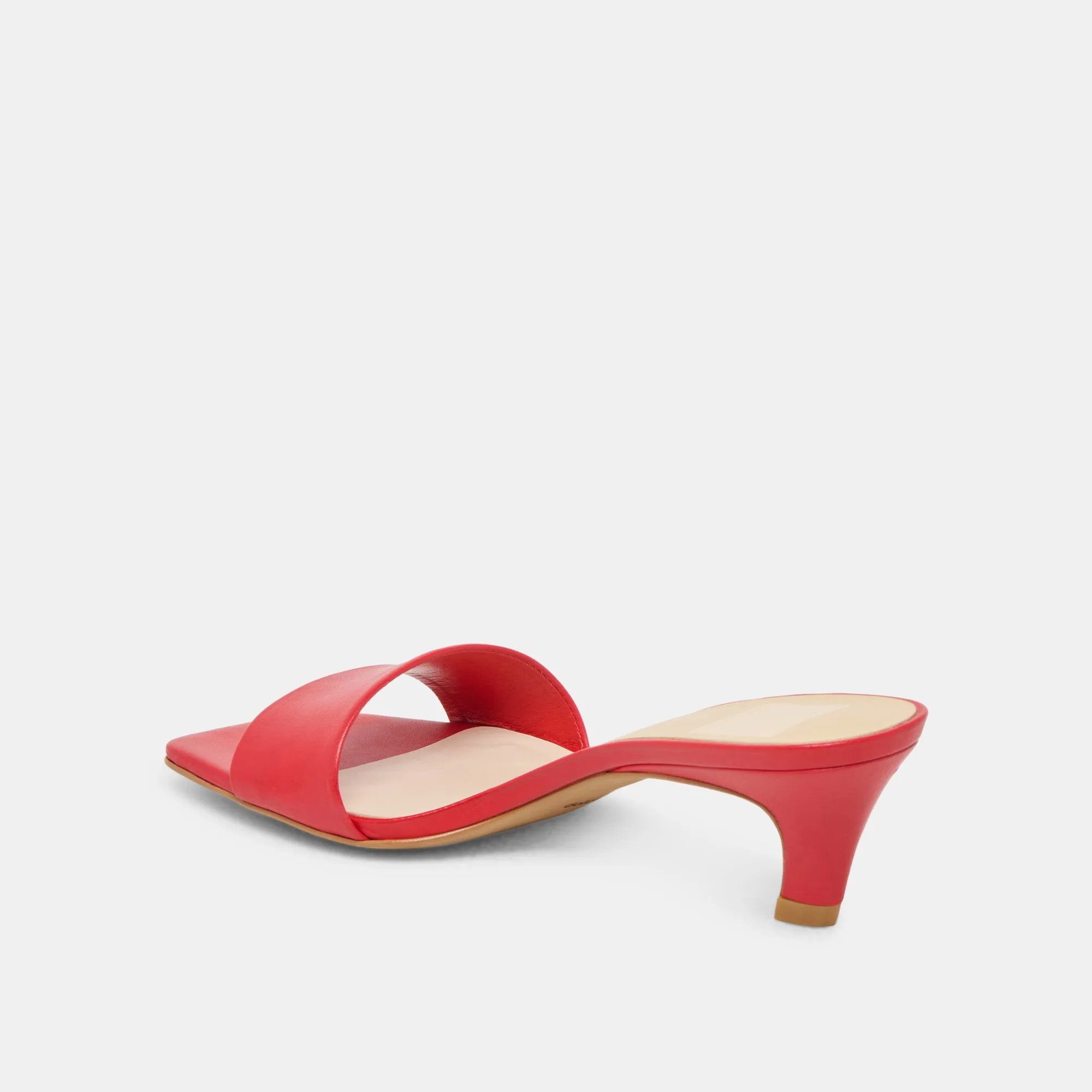 REXA HEELS CHILI LEATHER Soft Sandals