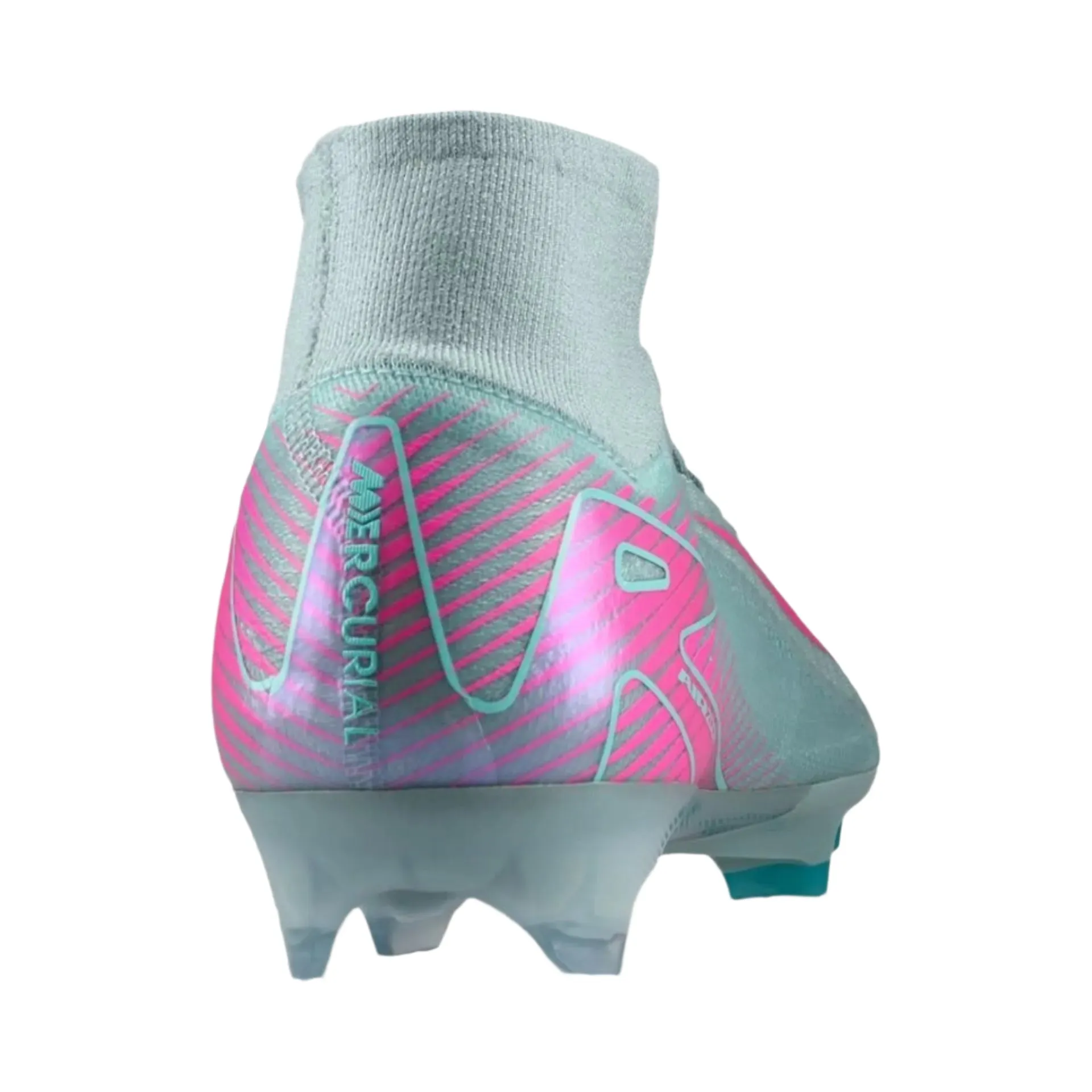 Nike Zoom Superfly 10 Elite Firm Ground Soccer Cleats (Ocean Cube/Pink Blast) Traction Fit Game Strategy