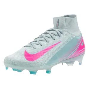 Defensive Play Pro Traction Nike Zoom Superfly 10 Elite Firm Ground Soccer Cleats (Ocean Cube/Pink Blast)