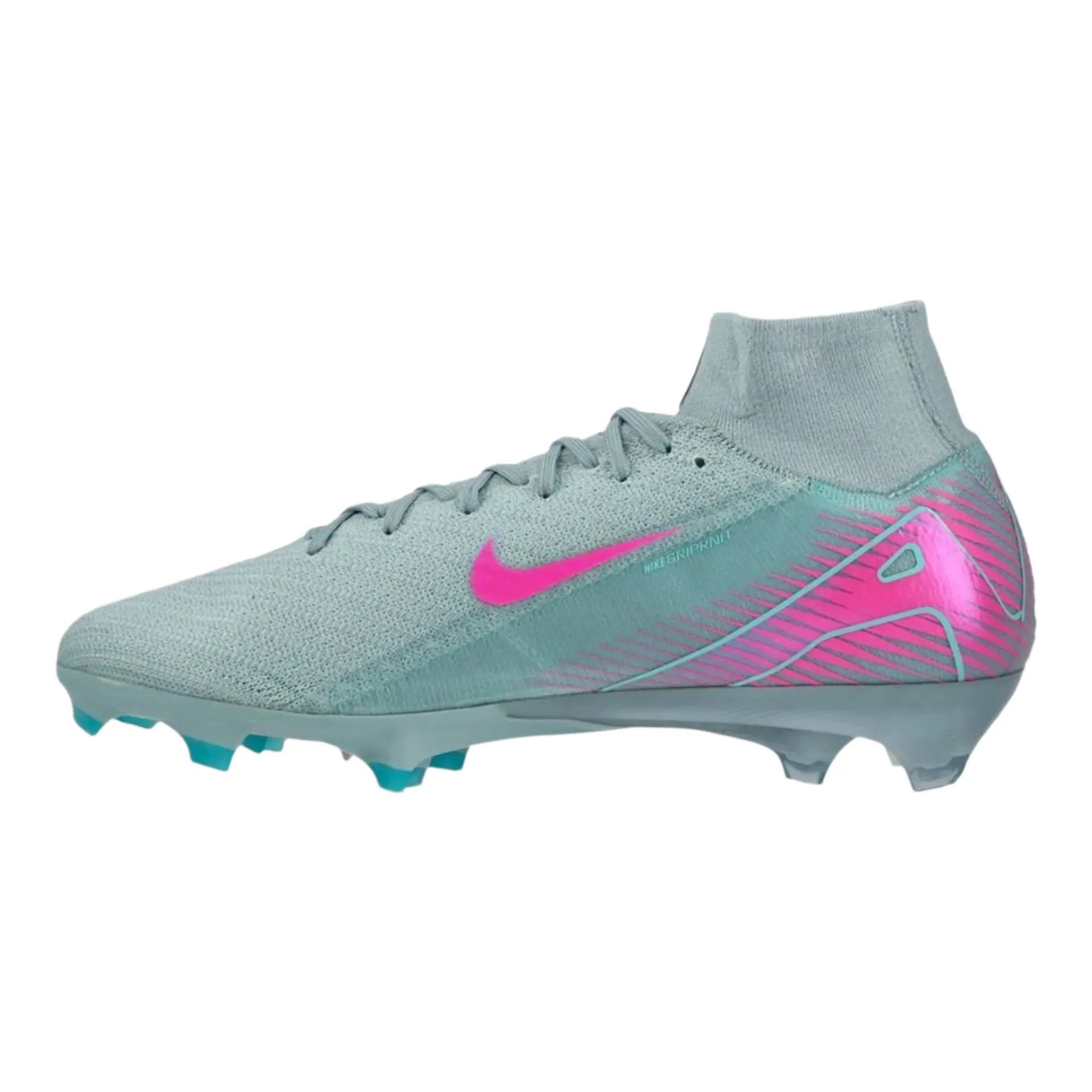 Nike Zoom Superfly 10 Elite Firm Ground Soccer Cleats (Ocean Cube/Pink Blast) Evening Match Sprint Flow
