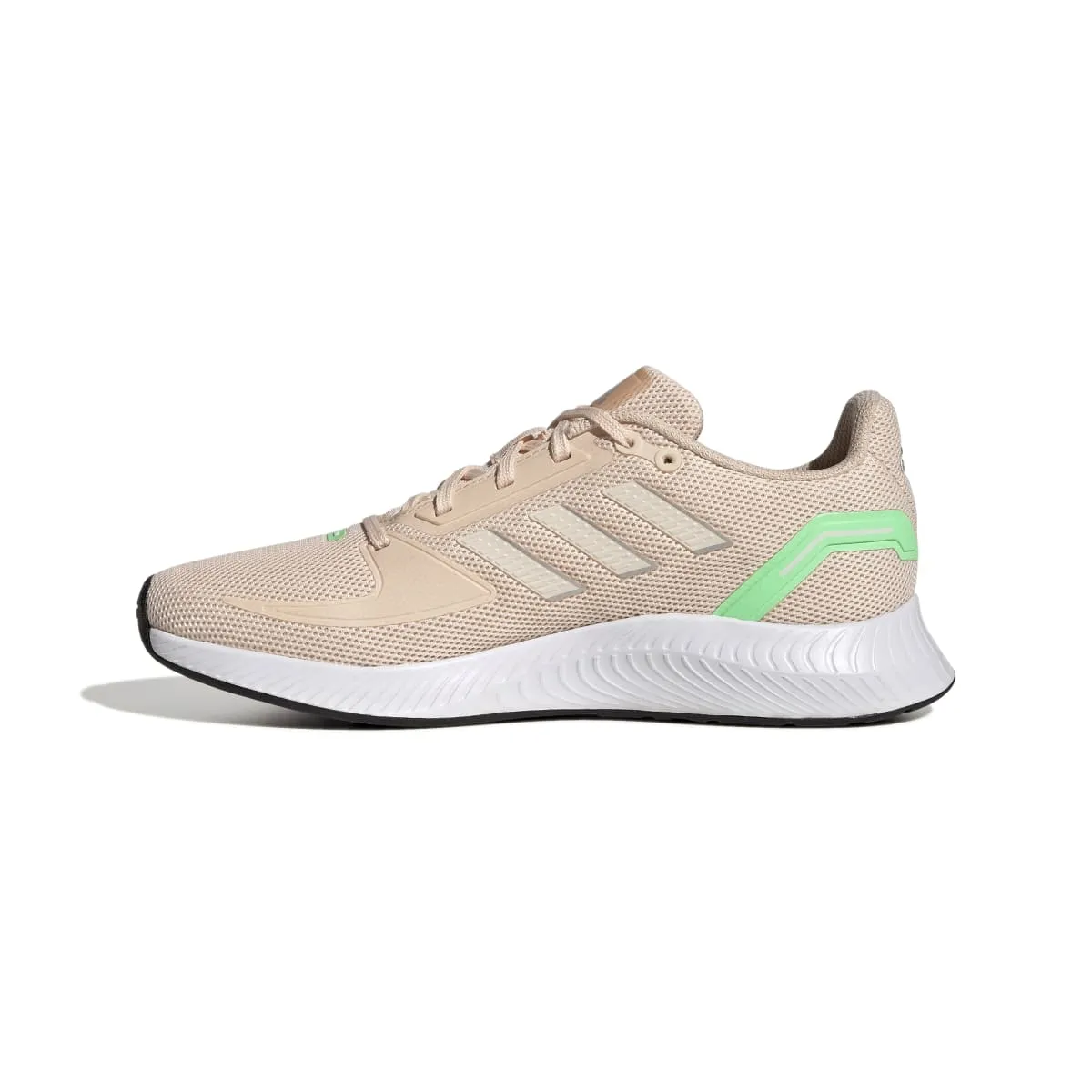 Easy On And Off Agile ADIDAS GV9573 RUNFALCON 2.0 WMN'S (Medium) Orange/Orange/Green Mesh Running Shoes