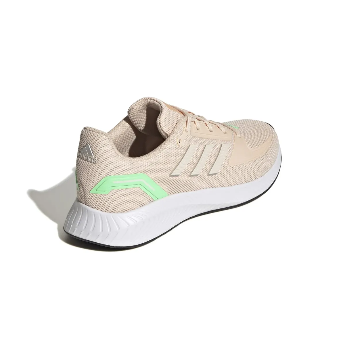 grip - enhancing shoes ADIDAS GV9573 RUNFALCON 2.0 WMN'S (Medium) Orange/Orange/Green Mesh Running Shoes