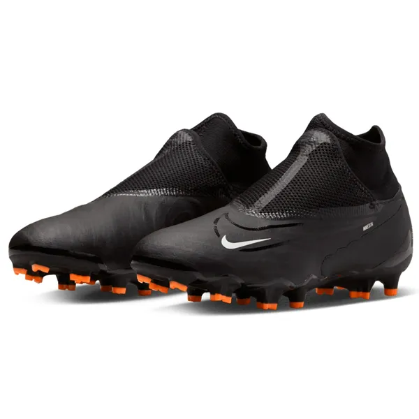 Nike Phantom GX Pro DF Firm Ground Soccer Cleats (Black/Summit White) Speed Fit Enhanced Control