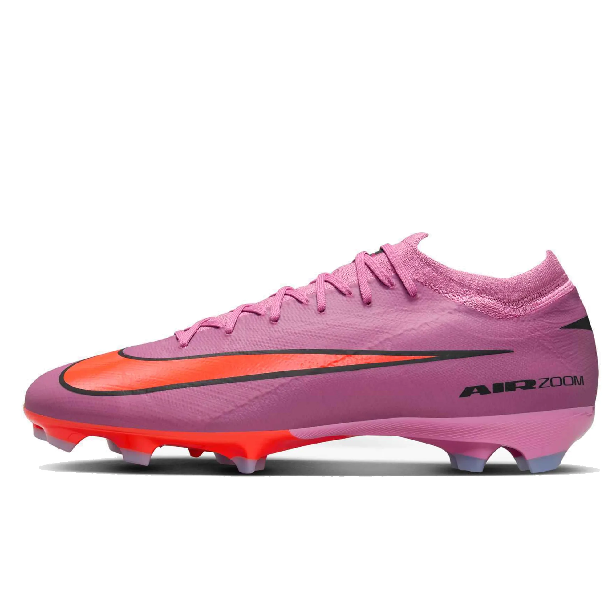 Light support Nike Zoom Vapor 16 Pro Firm Ground Soccer Cleats (Magic Flamingo/Black)