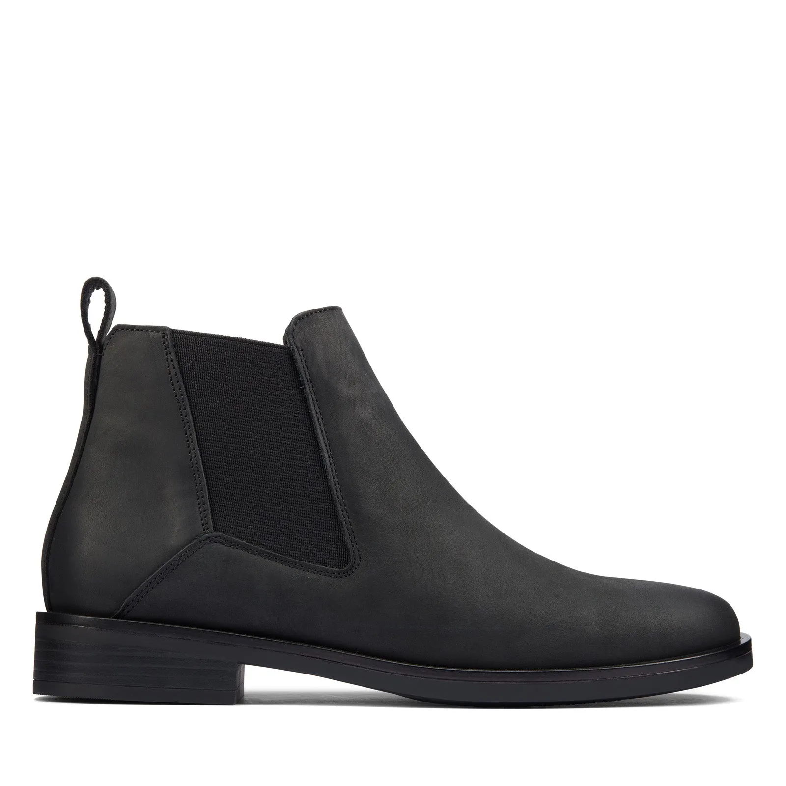 Neutral design High Shaft Clarks Memi Top 26161662 Womens Black Leather Slip On Chelsea Boots