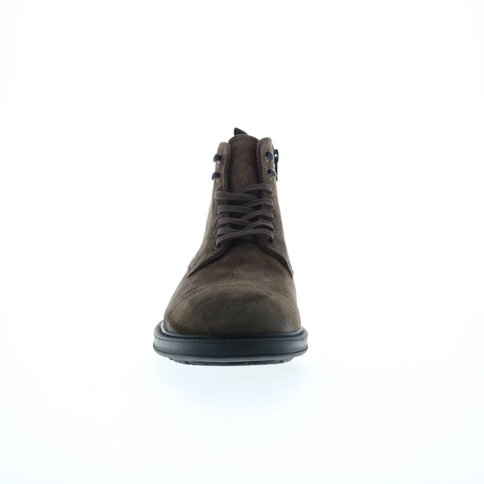 Compact Form Practical Choice Bruno Magli Owen MB4OWEO0 Mens Brown Suede Lace Up Casual Dress Boots