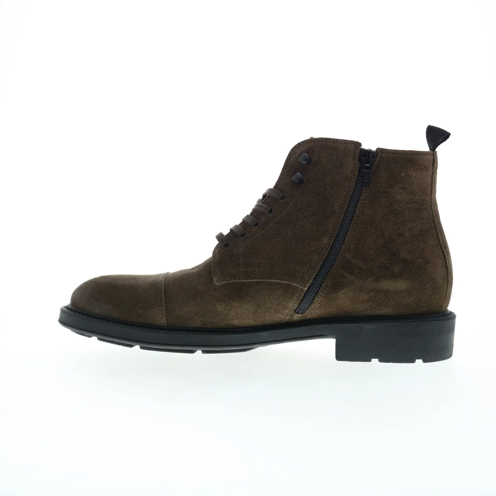 Casual Gathering Bruno Magli Owen MB4OWEO0 Mens Brown Suede Lace Up Casual Dress Boots