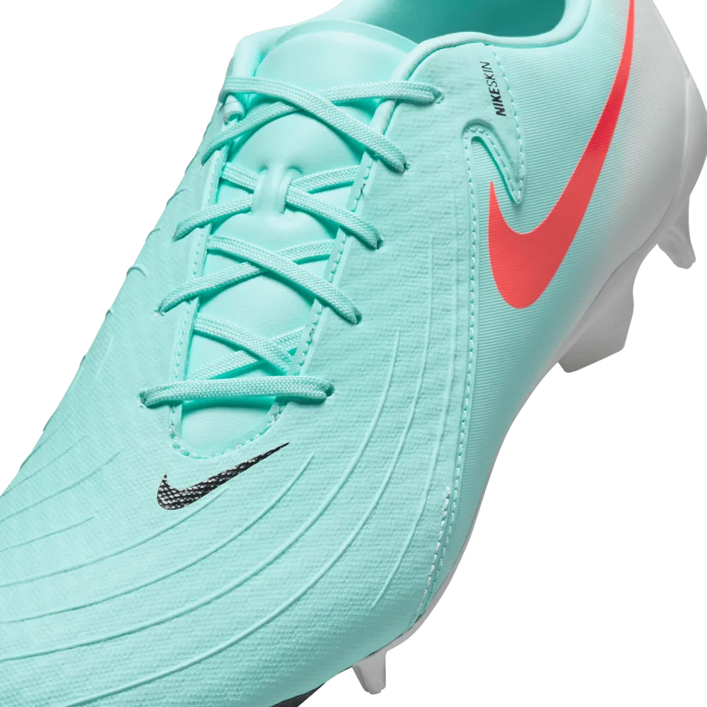 Japan Neat Block Walk Nike Phantom GX 2 Academy FG/MG Football Boots (Mint/Atomic Red-Off Noir)