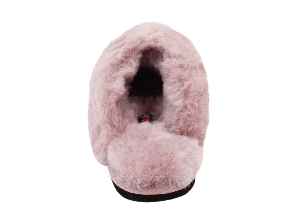 Haflinger Sheepskin Slippers North Star Rosewood Breathable Lining